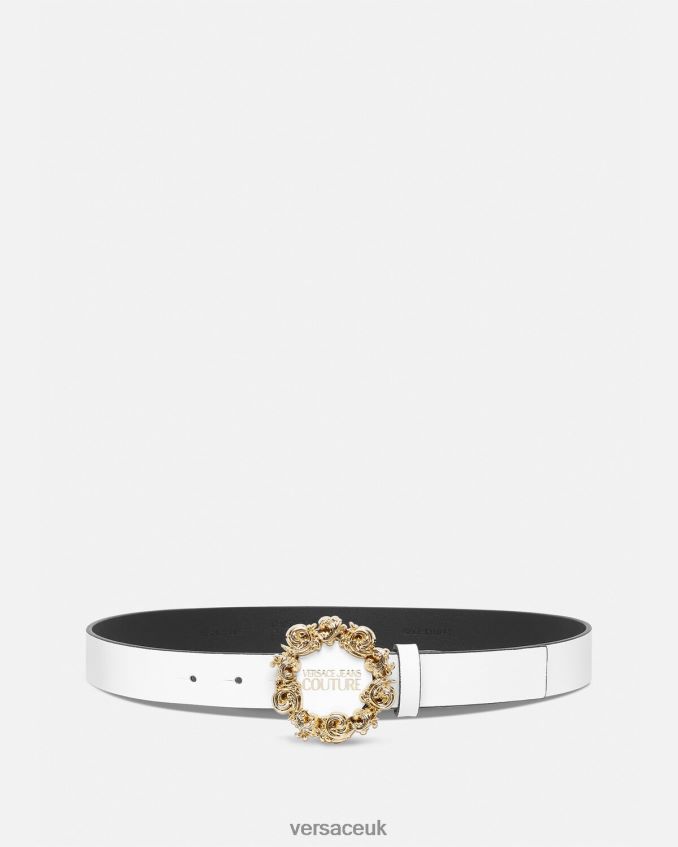 Women Versace Couture 1 Belt 6D2D062336 White Accessories