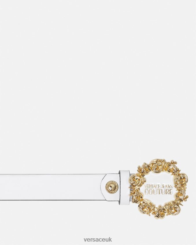 Women Versace Couture 1 Belt 6D2D062336 White Accessories
