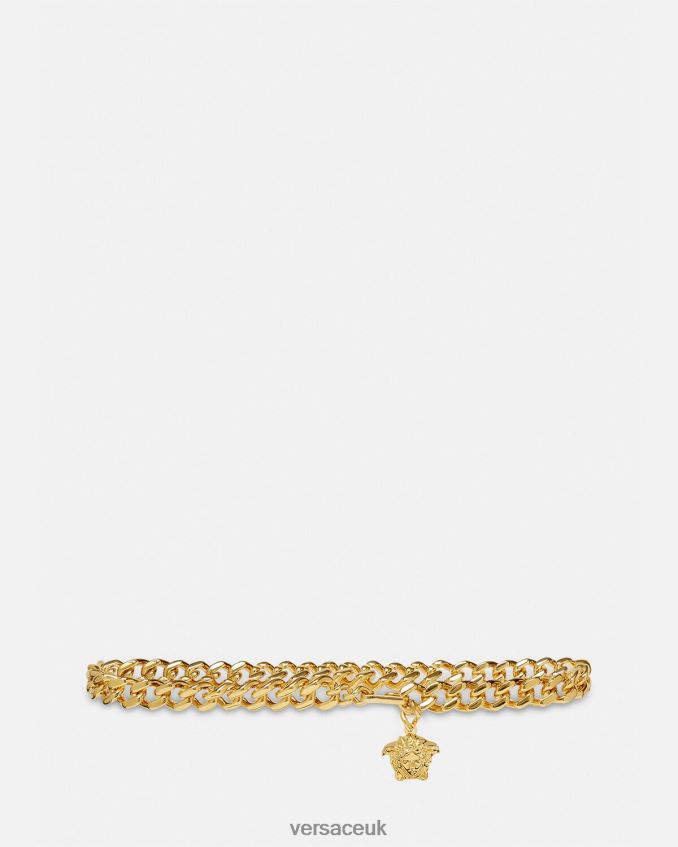 Women Versace La Medusa Chain Belt 6D2D06544 Gold Accessories