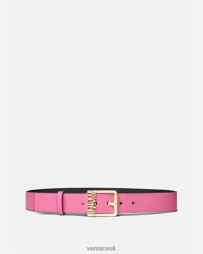 Women Versace Logo Belt 6D2D062355 Fuchsia Accessories