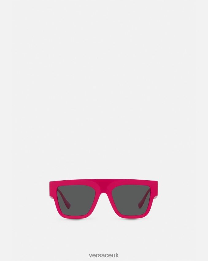 Women Versace 90s Vintage Logo Sunglasses 6D2D06690 Fuchsia Accessories