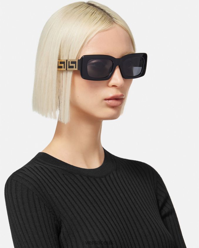 Women Versace Endless Greca Sunglasses 6D2D06599 Havana Accessories