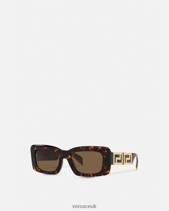 Women Versace Endless Greca Sunglasses 6D2D06600 Havana Accessories