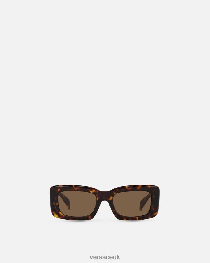 Women Versace Endless Greca Sunglasses 6D2D06600 Havana Accessories
