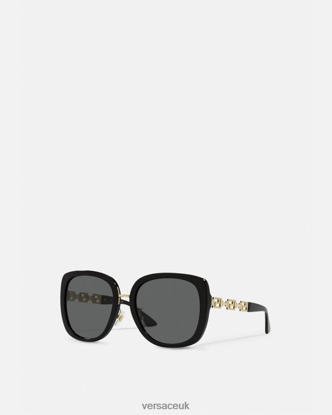 Women Versace Greca Sunglasses 6D2D06665 Black Accessories