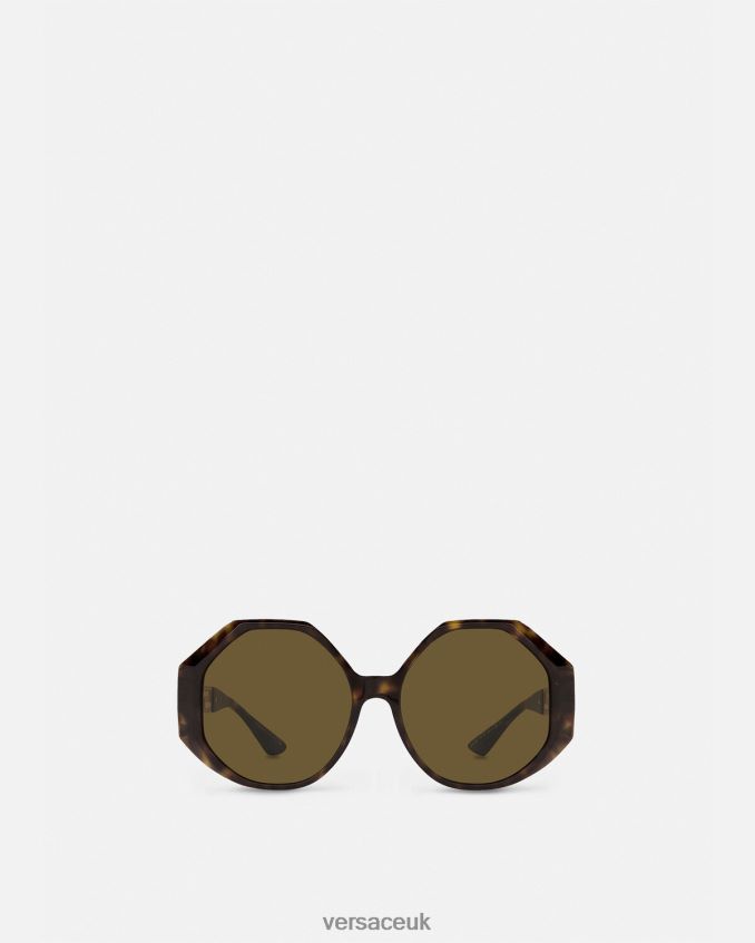 Women Versace Greca Sunglasses Additional Fit 6D2D06686 Havana Accessories