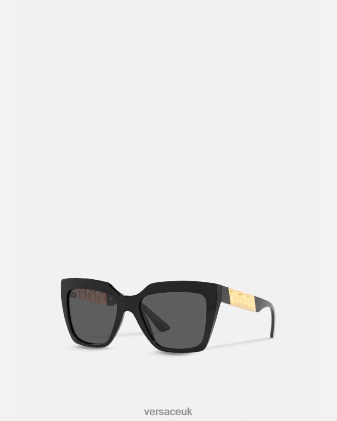 Women Versace La Greca Sunglasses 6D2D06653 Black Accessories