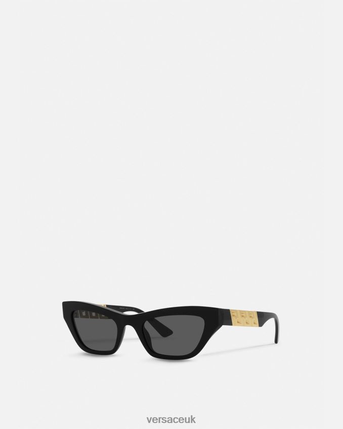 Women Versace La Greca Sunglasses 6D2D06696 Black Accessories