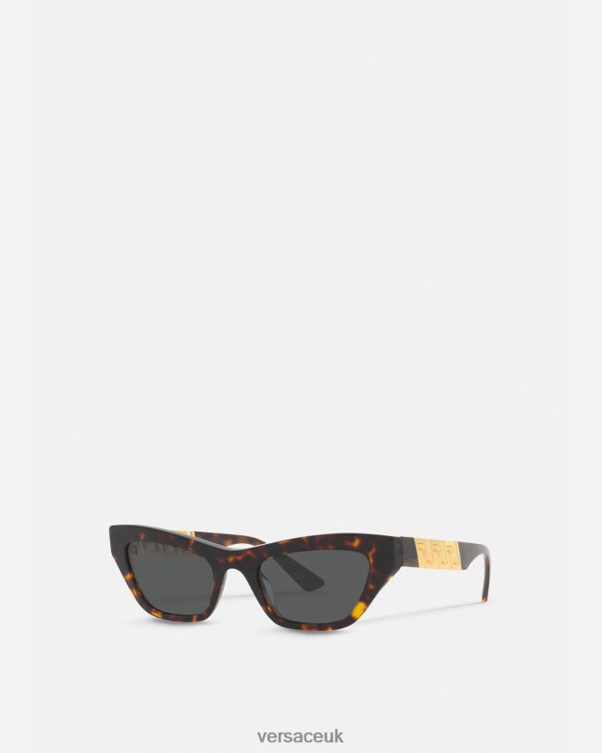 Women Versace La Greca Sunglasses 6D2D06697 Havana Accessories