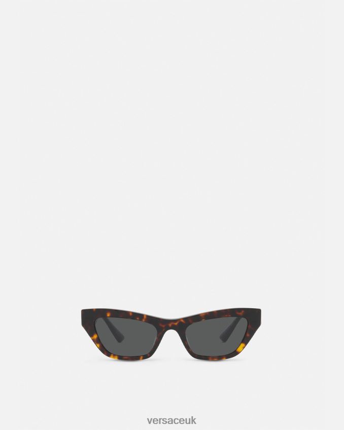 Women Versace La Greca Sunglasses 6D2D06697 Havana Accessories