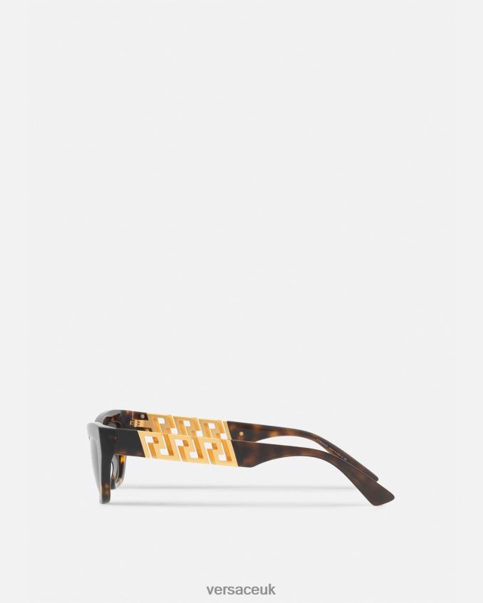 Women Versace La Greca Sunglasses 6D2D06697 Havana Accessories