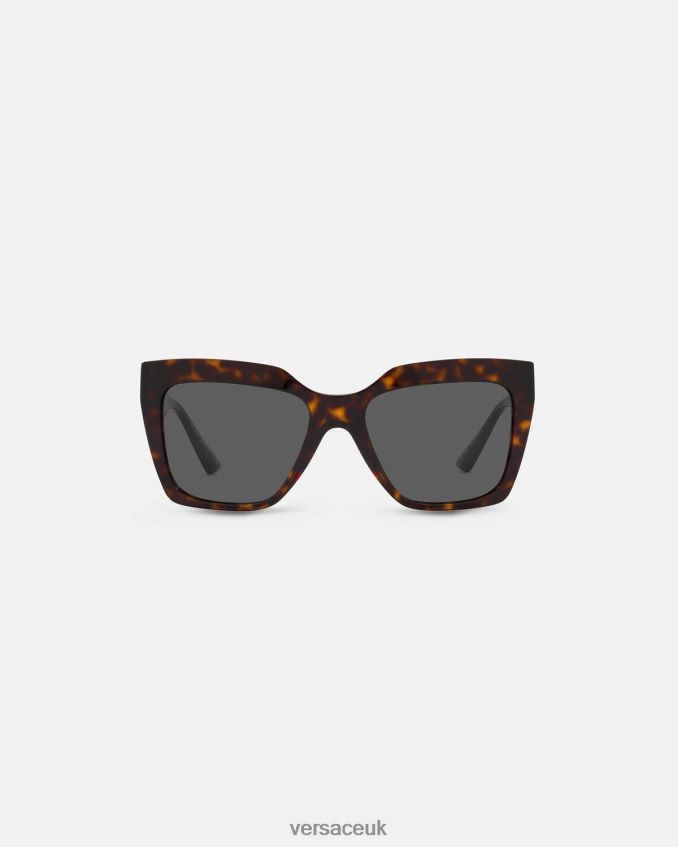 Women Versace La Greca Sunglasses Additional Fit 6D2D06680 Havana Accessories
