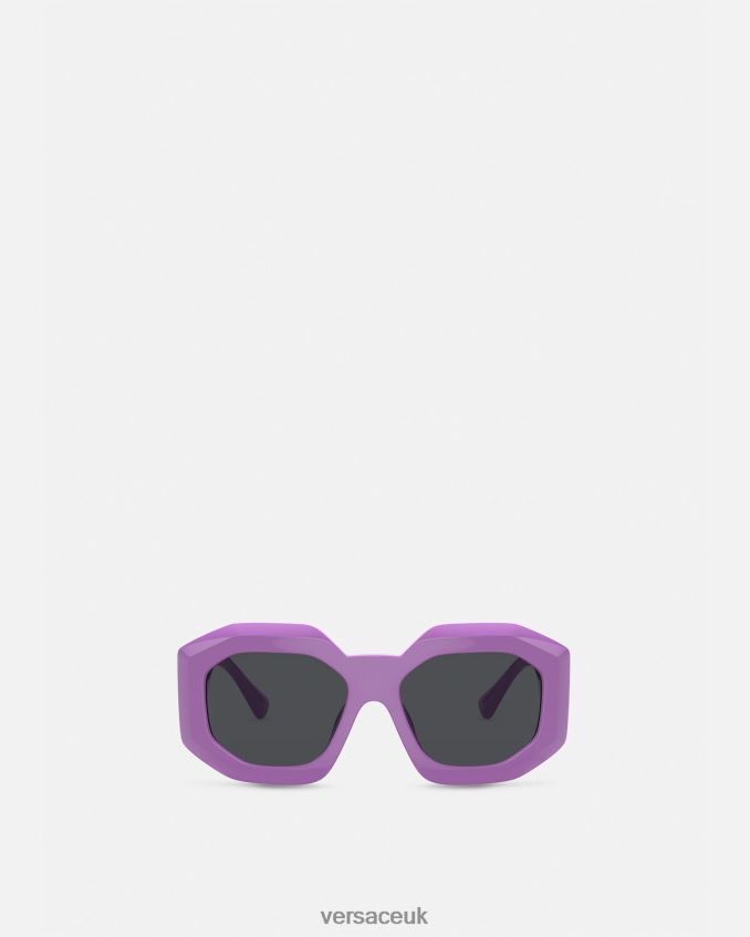 Women Versace Maxi Medusa Biggie Squared Sunglasses 6D2D06636 Violet Accessories
