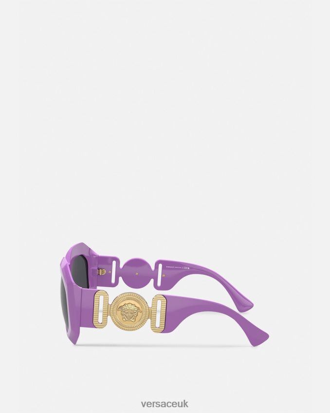 Women Versace Maxi Medusa Biggie Squared Sunglasses 6D2D06636 Violet Accessories