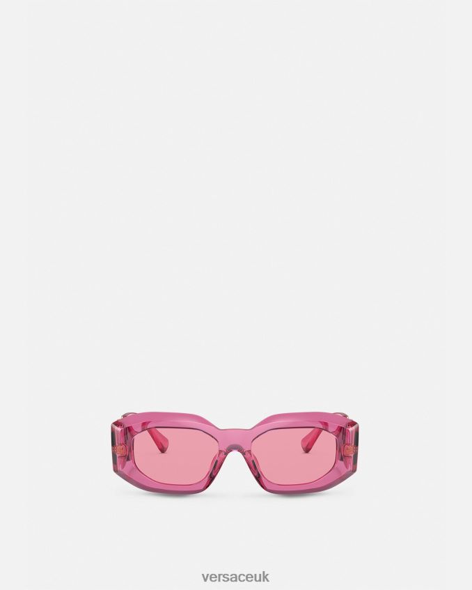 Women Versace Maxi Medusa Biggie Sunglasses 6D2D06638 Pink Accessories