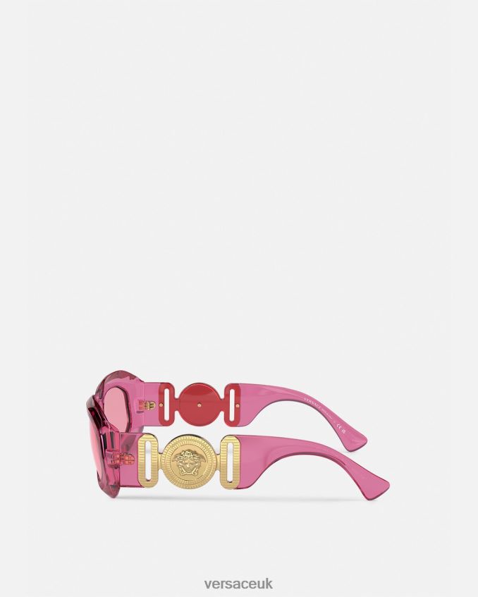 Women Versace Maxi Medusa Biggie Sunglasses 6D2D06638 Pink Accessories