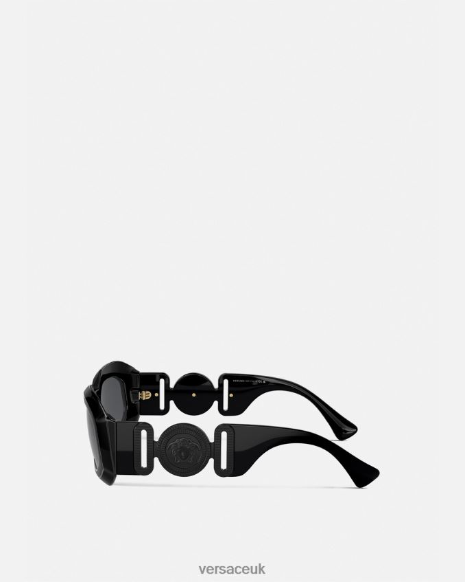 Women Versace Maxi Medusa Biggie Sunglasses 6D2D06639 Black Accessories