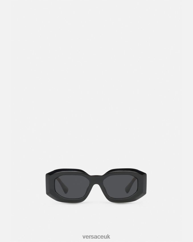 Women Versace Maxi Medusa Biggie Sunglasses 6D2D06640 Black Accessories
