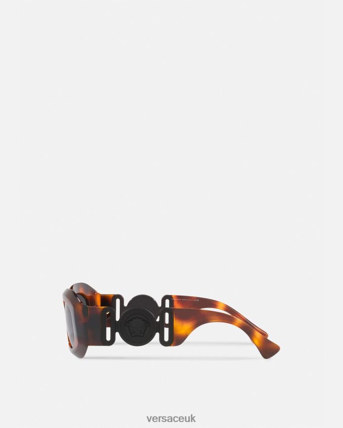 Women Versace Maxi Medusa Biggie Sunglasses 6D2D06691 Havana Accessories