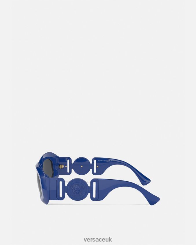 Women Versace Maxi Medusa Biggie Sunglasses 6D2D06693 Blue Accessories