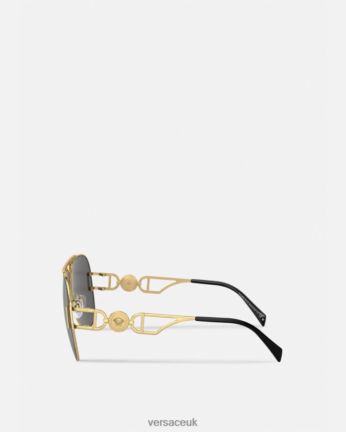 Women Versace Medusa Biggie Pilot Sunglasses 6D2D06597 Onul Accessories