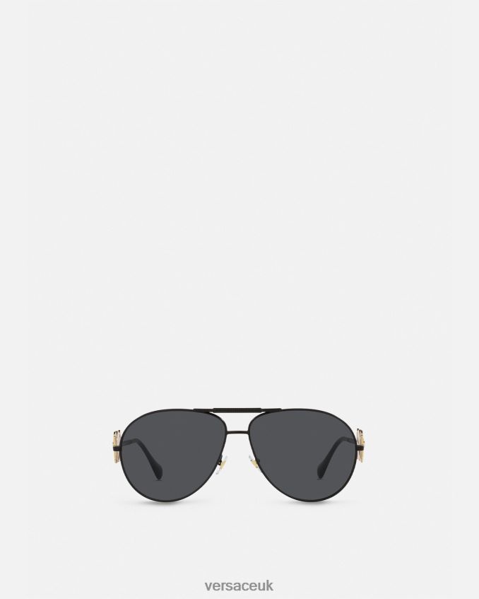 Women Versace Medusa Biggie Pilot Sunglasses 6D2D06641 Black Accessories