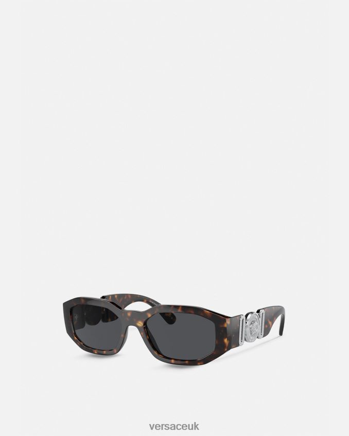 Women Versace Medusa Biggie Sunglasses 6D2D06630 Havana Accessories