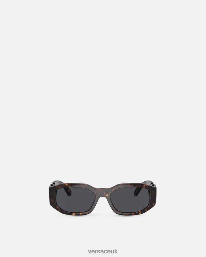 Women Versace Medusa Biggie Sunglasses 6D2D06630 Havana Accessories