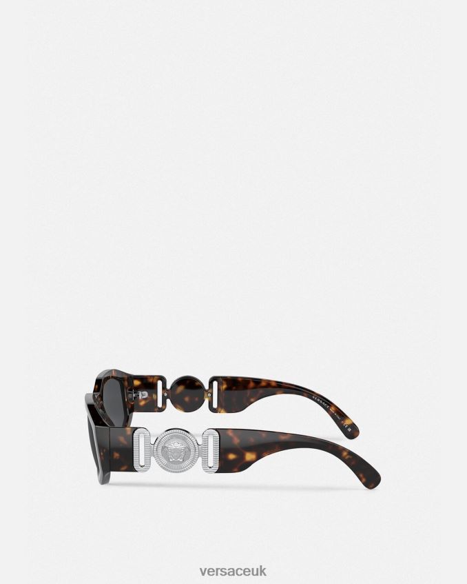 Women Versace Medusa Biggie Sunglasses 6D2D06630 Havana Accessories