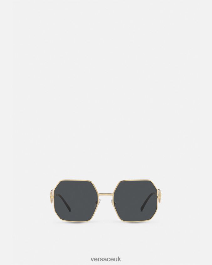 Women Versace Medusa Biggie Sunglasses 6D2D06642 Gold Accessories