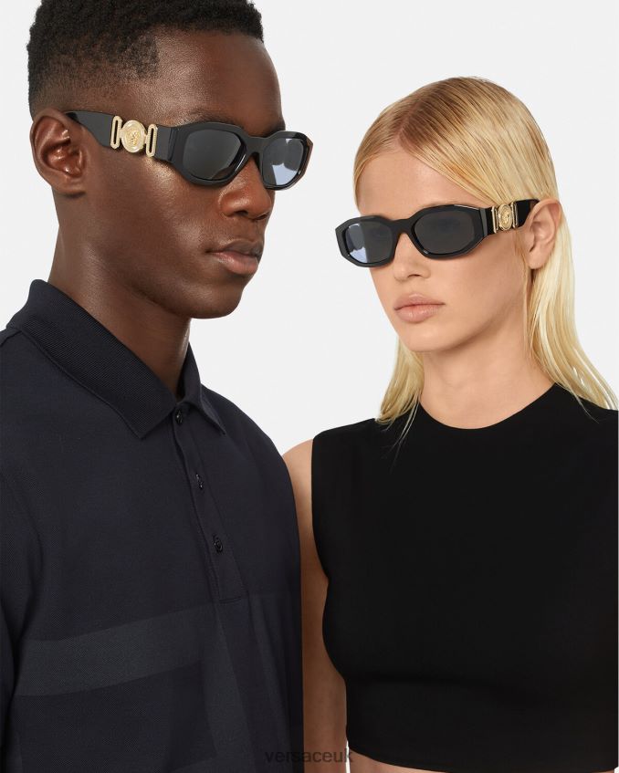 Women Versace Medusa Biggie Sunglasses 6D2D06643 Black Accessories
