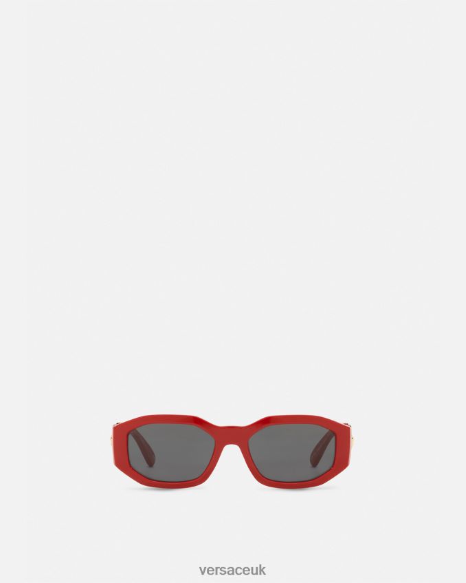Women Versace Medusa Biggie Sunglasses 6D2D06646 Red Accessories