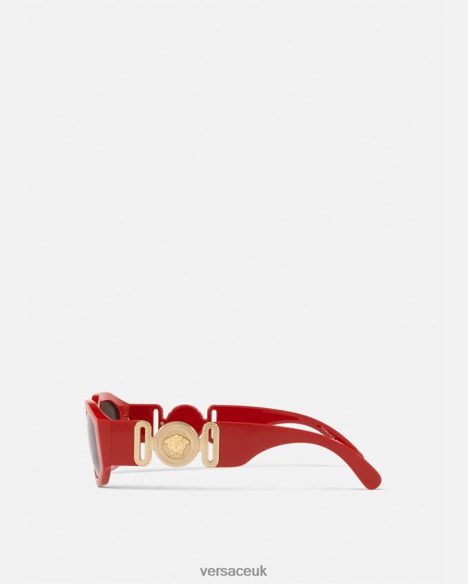 Women Versace Medusa Biggie Sunglasses 6D2D06646 Red Accessories
