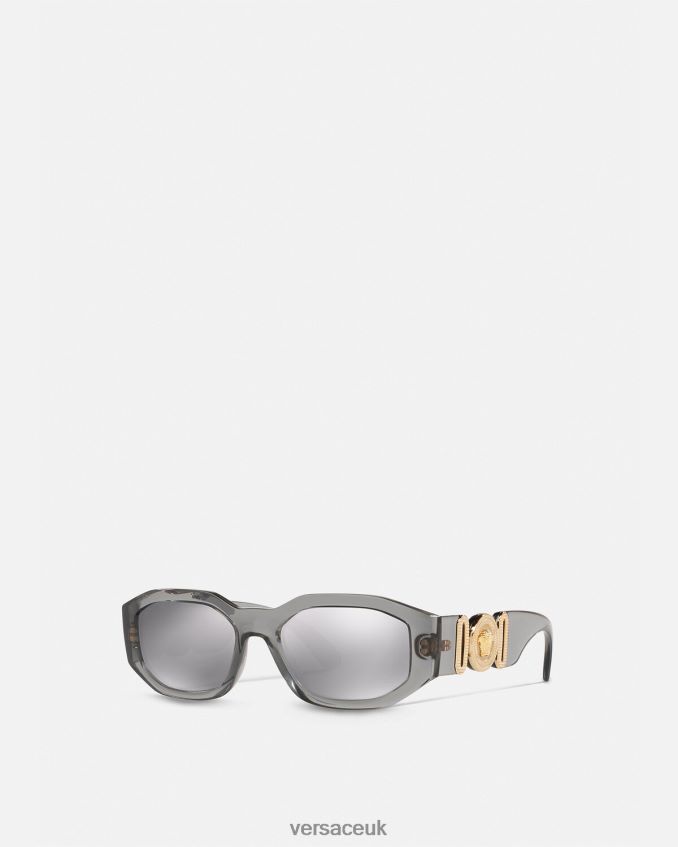 Women Versace Medusa Biggie Sunglasses 6D2D06648 Gray Accessories