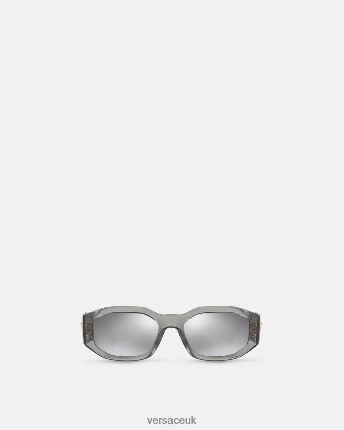 Women Versace Medusa Biggie Sunglasses 6D2D06648 Gray Accessories