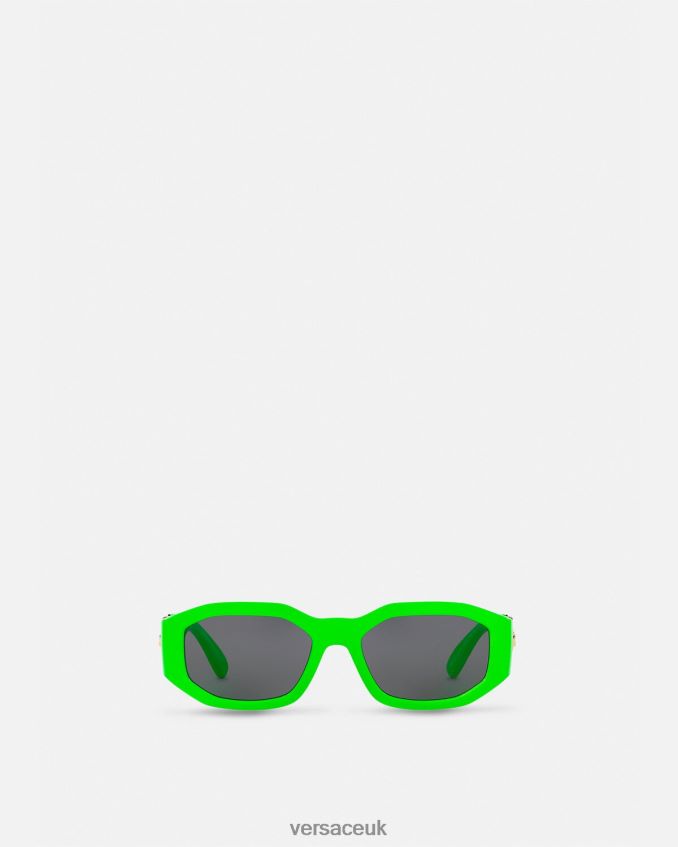 Women Versace Medusa Biggie Sunglasses 6D2D06650 Lime Accessories