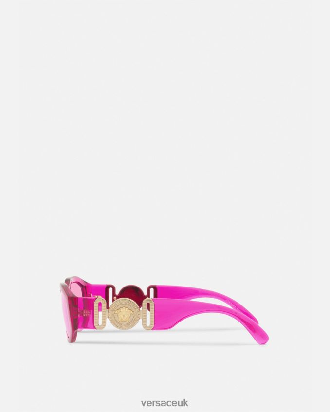 Women Versace Medusa Biggie Sunglasses 6D2D06651 Fuchsia Accessories