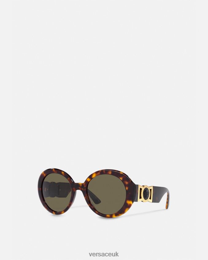 Women Versace Medusa Butterfly Sunglasses Additional Fit 6D2D06655 Havana Accessories