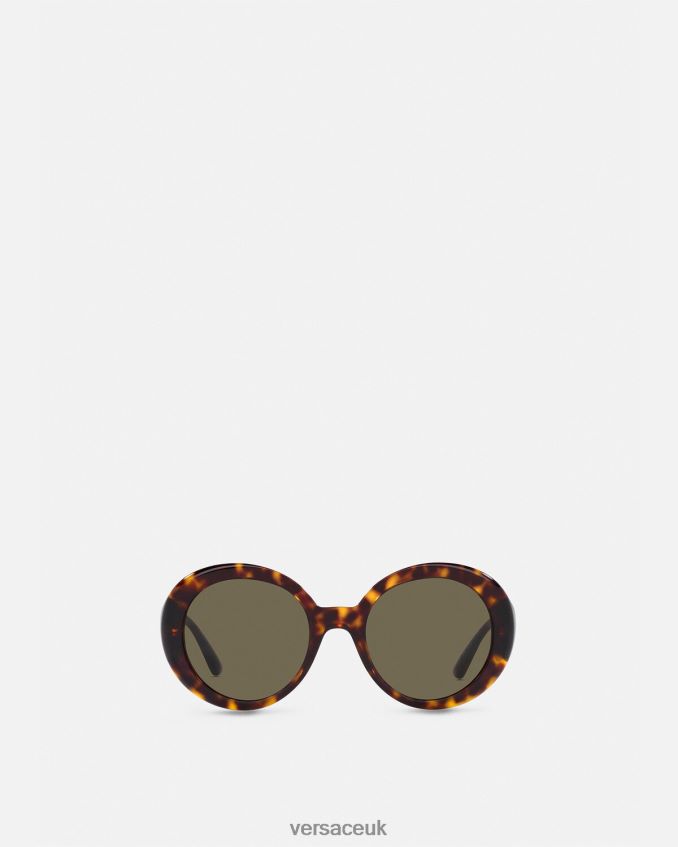 Women Versace Medusa Butterfly Sunglasses Additional Fit 6D2D06655 Havana Accessories