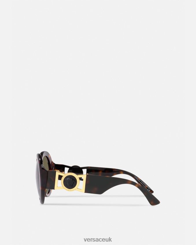 Women Versace Medusa Butterfly Sunglasses Additional Fit 6D2D06655 Havana Accessories