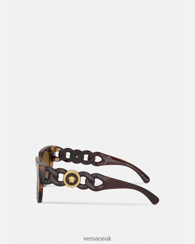 Women Versace Medusa Chain Sunglasses 6D2D06660 Onul Accessories