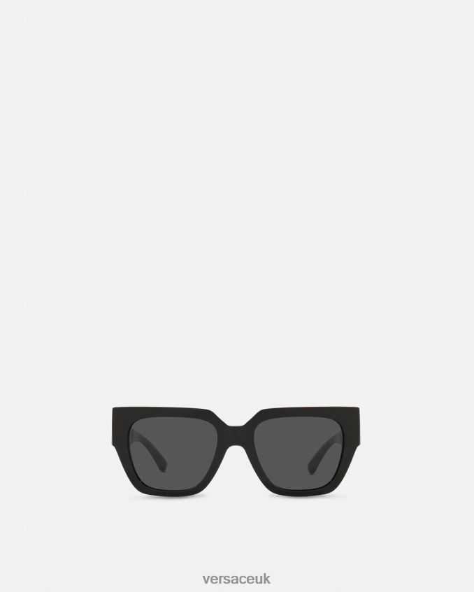 Women Versace Medusa Chain Sunglasses 6D2D06661 Black Accessories