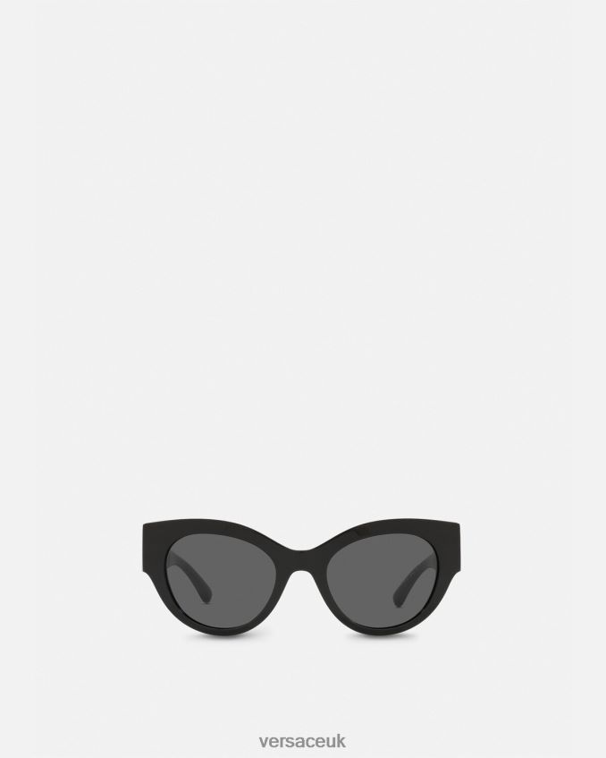Women Versace Medusa Chain Sunglasses 6D2D06703 Black Accessories