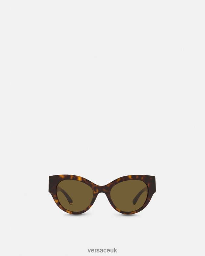 Women Versace Medusa Chain Sunglasses 6D2D06704 Red Accessories