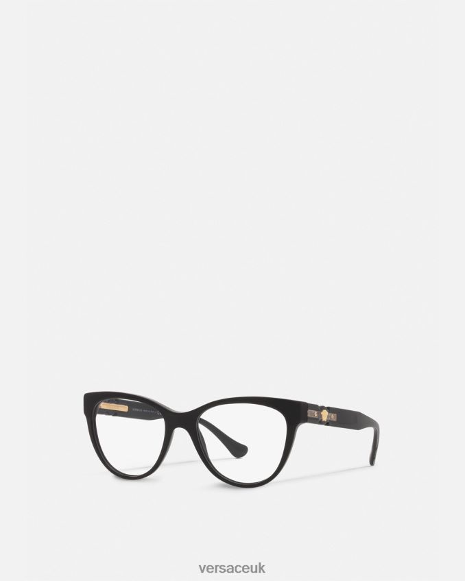 Women Versace Medusa Glasses 6D2D06709 Black Accessories