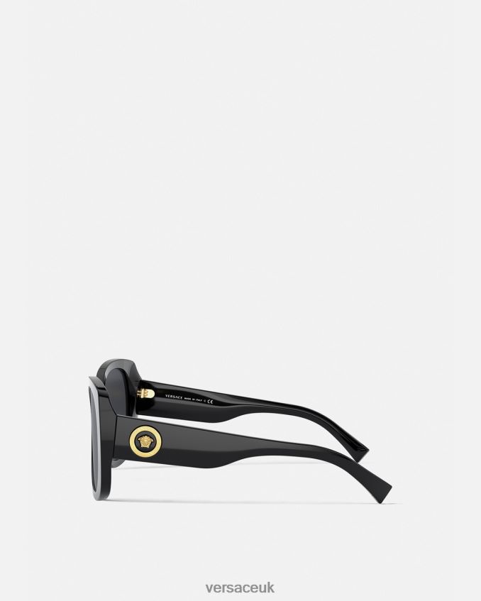 Women Versace Medusa Icon Squared Sunglasses 6D2D06672 Black Accessories