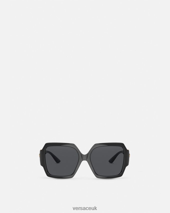 Women Versace Medusa Runway Sunglasses 6D2D06583 Black Accessories
