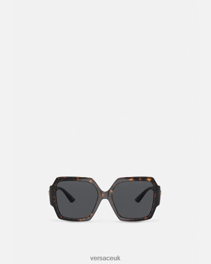 Women Versace Medusa Runway Sunglasses 6D2D06588 Havana Accessories