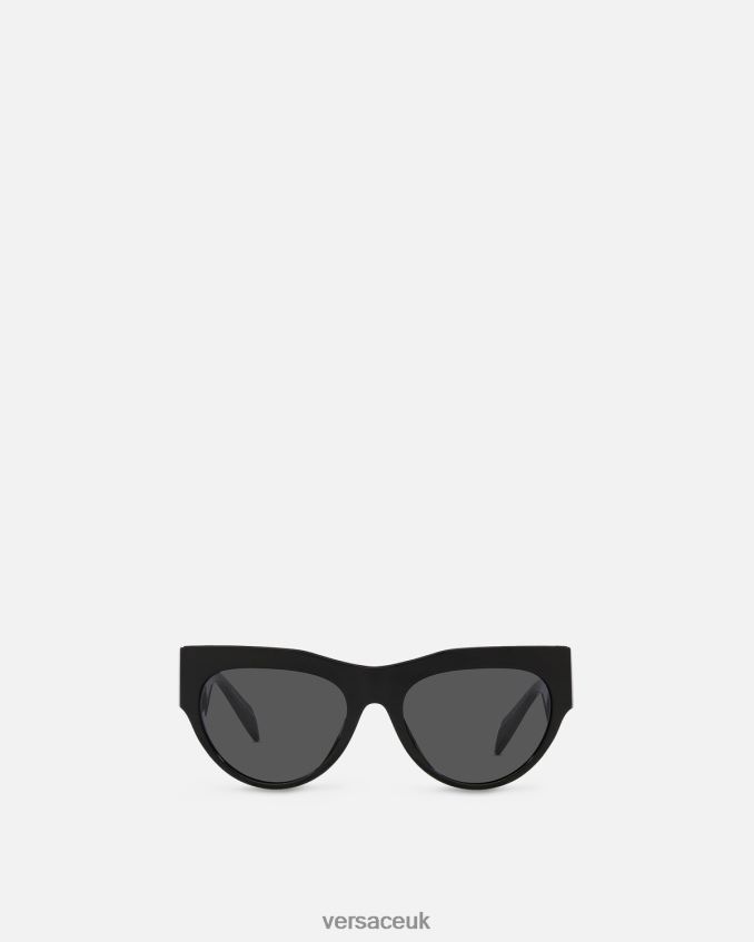 Women Versace Winged Medusa Sunglasses 6D2D06603 Black Accessories