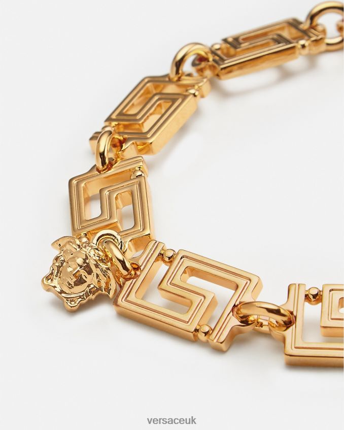 Women Versace Greca Bracelet 6D2D06759 Warm Gold Accessories